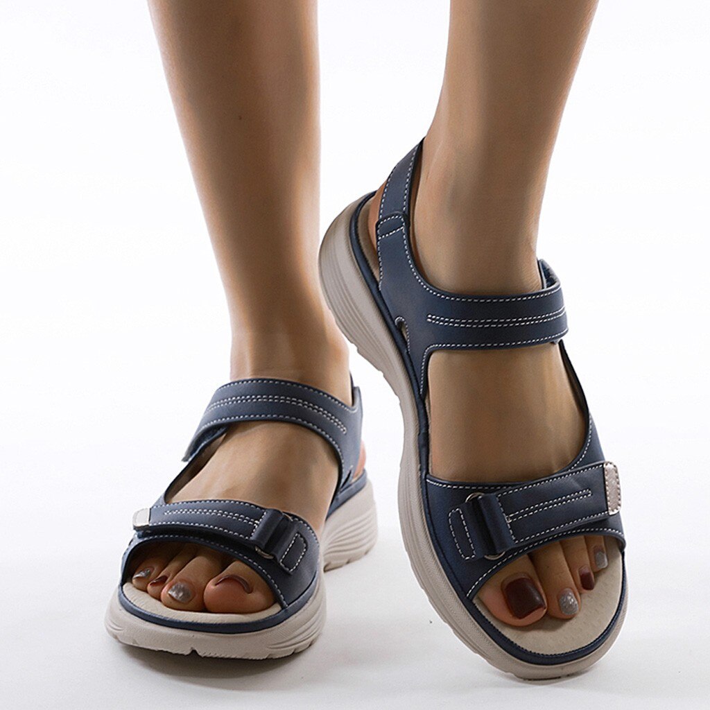 Vrouwen Zomer Wiggen Antislip Strand Open Teen Ademende Sandalen Sport Stijl Schoenen Kan 26th