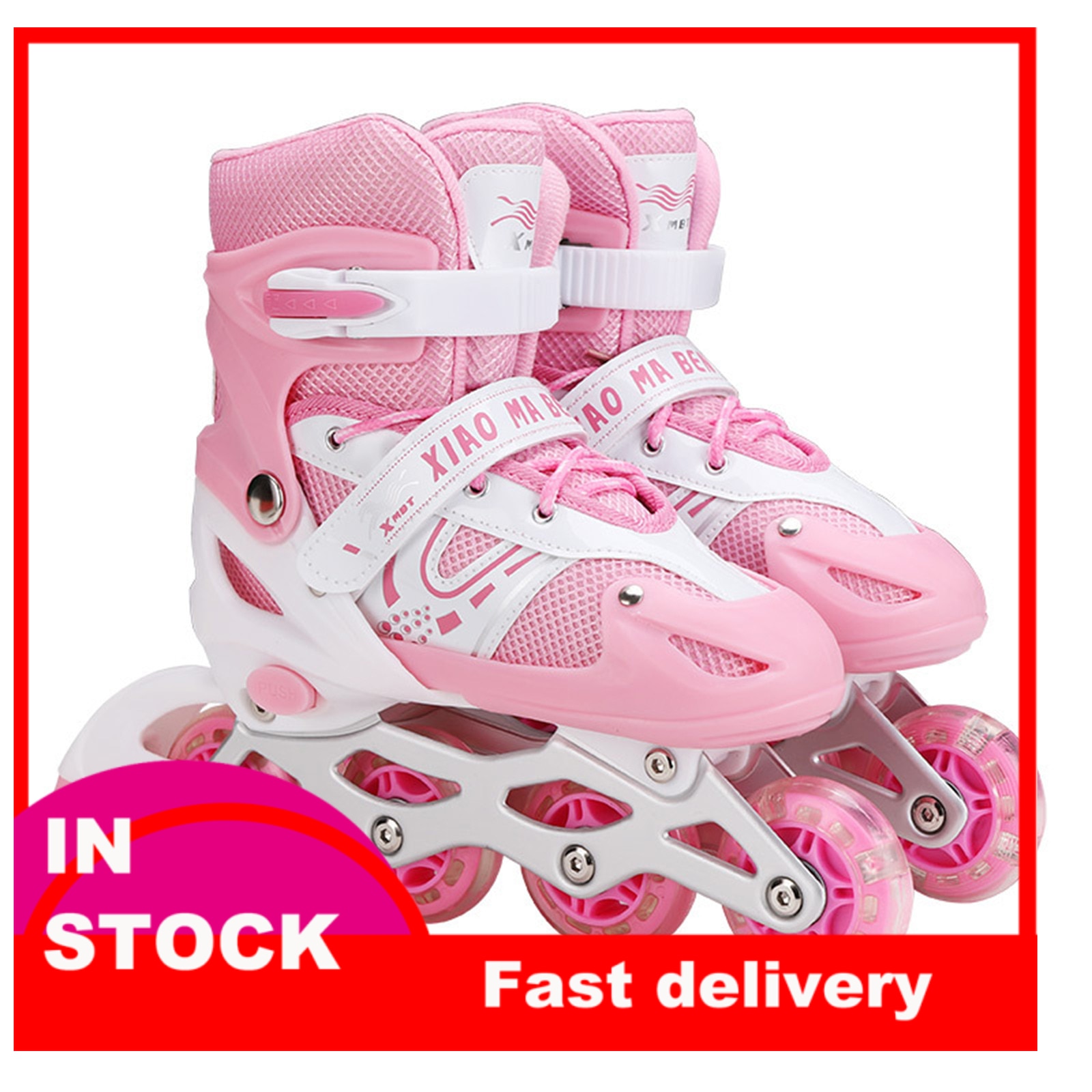 Inline Speed Skates Shoes Hockey Roller Skates Sne... – Grandado