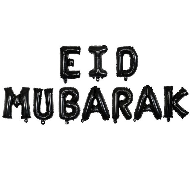 5pcs 18inch Round Eid Mubarak Foil Balloons Mubarak Decorations Star Moon Helium balloon Ramadan Kareem Eid Al-Fitr Supplies: Mint Green
