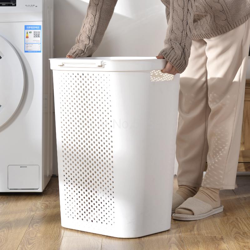 Ekstra stort med tøjopbevaringskurv soveværelse husstand enkel opbevaringsboks badeværelse vaskeri opbevaring hylde