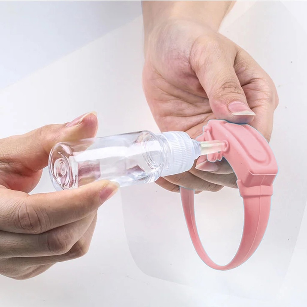 # R25 bracelet main distributeur désinfectant pour les mains distribution Silicone portable distributeur pompes désinfectant bracelets main poignet