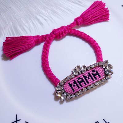 Handgemaakte Kleurrijke Bohemian Bangle Boho Weave Brief Kwastje Crystal Magnetische Armbanden Voor Vrouwen Sieraden bijoux 360: 11