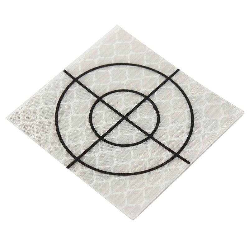 Heißer 100Pcs Prism Messung Reflektor Blatt Reflektierende Band Ziel Insgesamt Station Tunnel Umfrage 40X40Mm