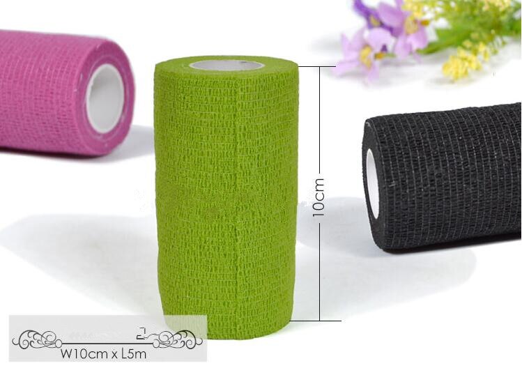 Speciellt självhäftande hästbandage engångsryttar barriär leggings leggings skadat bandage