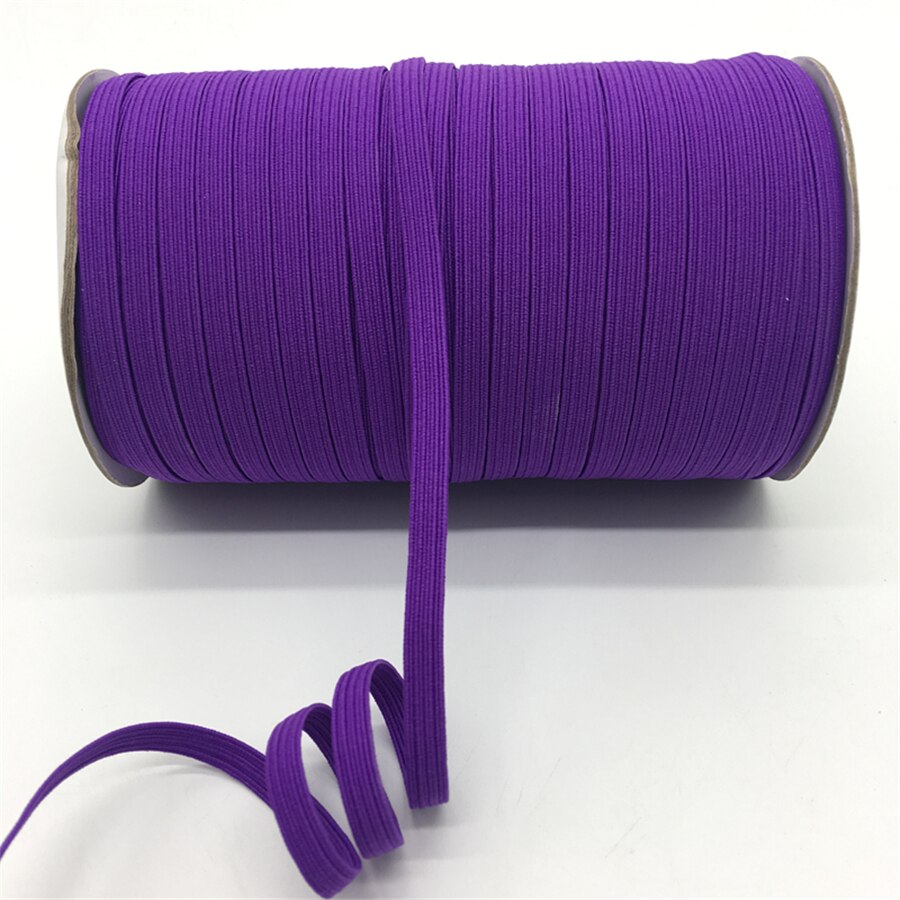 3mm 7mm 10mm 5 yards / lot lilla høj elastisk sy elastik bånd fiat gummibånd talje bånd stretch reb elastik bånd