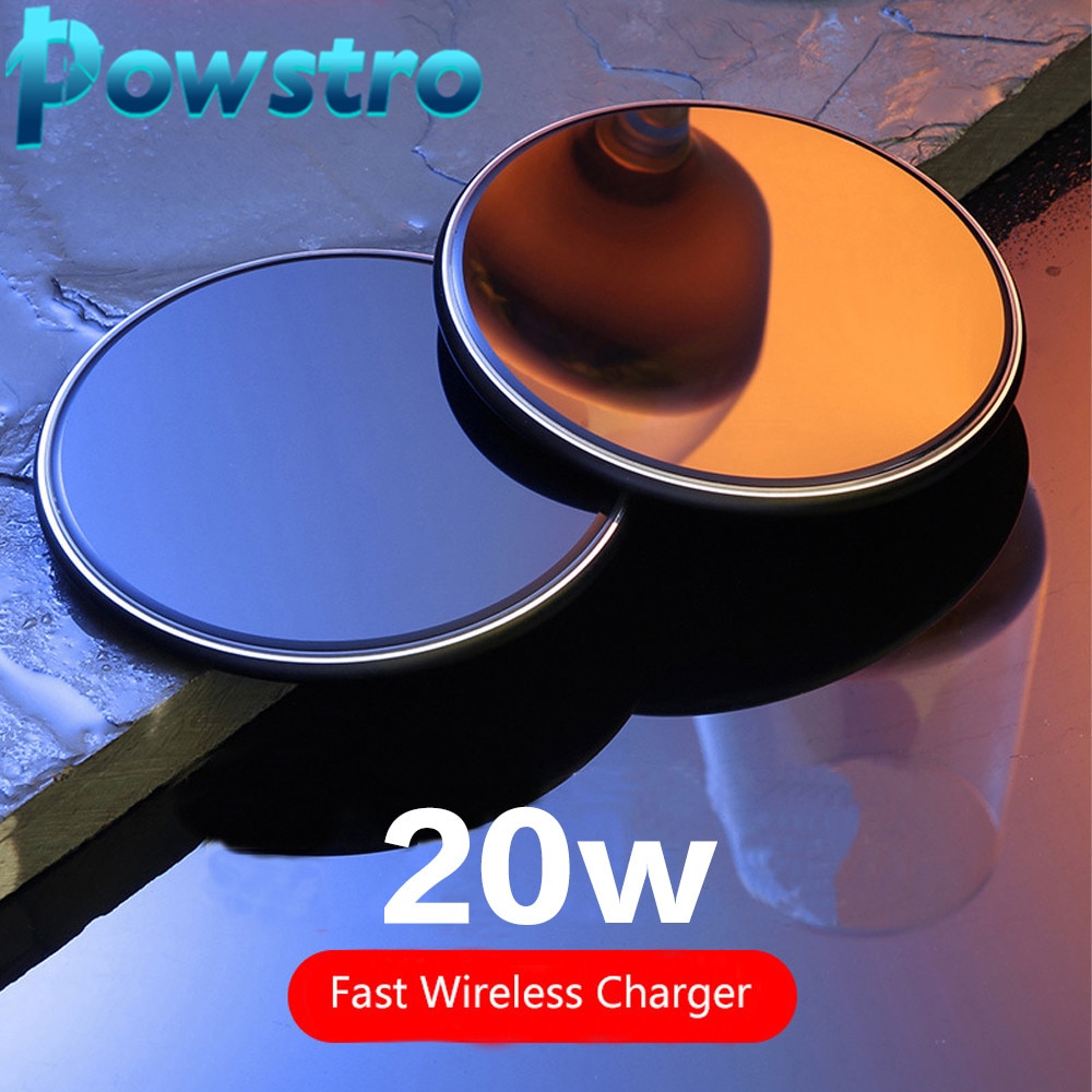 20W Fast Wireless Charger For Samsung Galaxy S10 S9 Note 10 S10+ 9 USB Qi Charging Pad For IPhone 11 Pro XS Max XR X 8 Plus