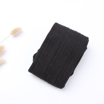 A Pair Long Knee Socks Cotton Women Warmer Over Knee Japan Style Casual Thigh High Stocking Winter Soft Knitting Socks: Black