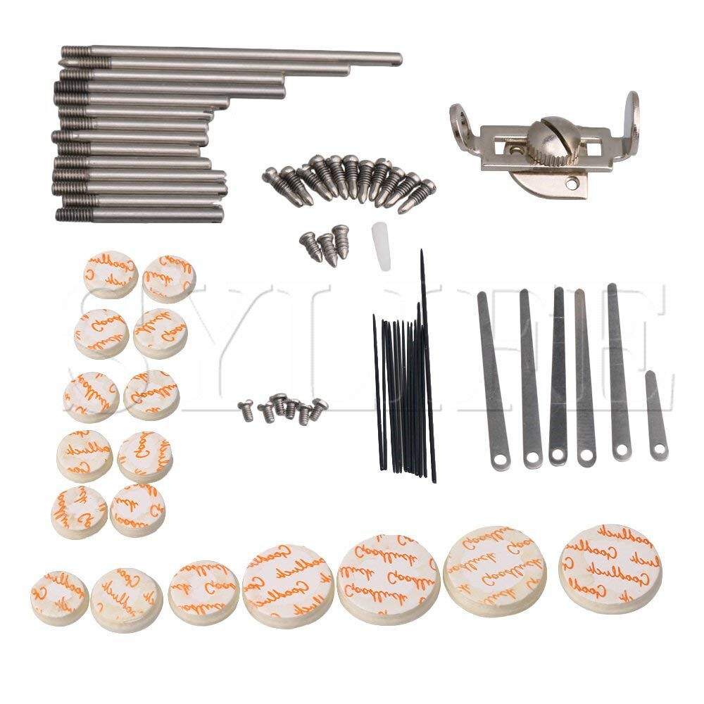 DIY Clarinet Repair Tool Kit Maintenance Parts Reed Top Screw Finger Support Key Shaft Top Screw Reed Pin Type A