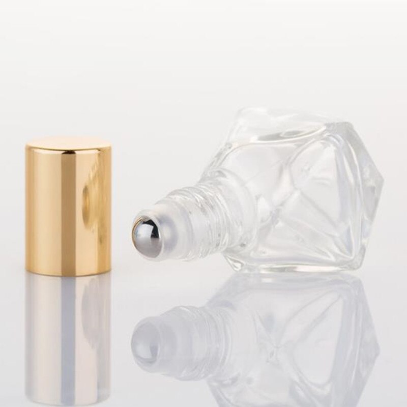 8Ml Diamant Glazen Parfumflesjes Met Spray Hervulbare Lege Parfum Verstuiver Voor Vrouwen Sample Roller Fles Container