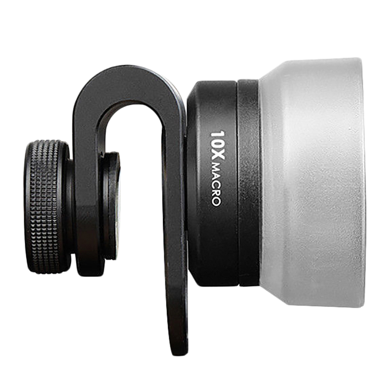 Pholes – objectif Macro Pro 4K Hd 25Mm 10X pour téléphone portable, caméra Photo, Clip universel