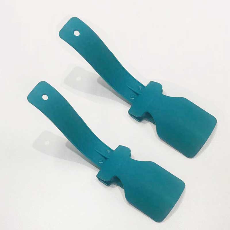 2Stck Professionelle Schuhlöffel Bunte Kunststoff Schuh Horn Löffel Schuhlöffel Schuhe Heber Werkzeug Schuhe Zubehör schuh heber Süssigkeit Farbe: Blau