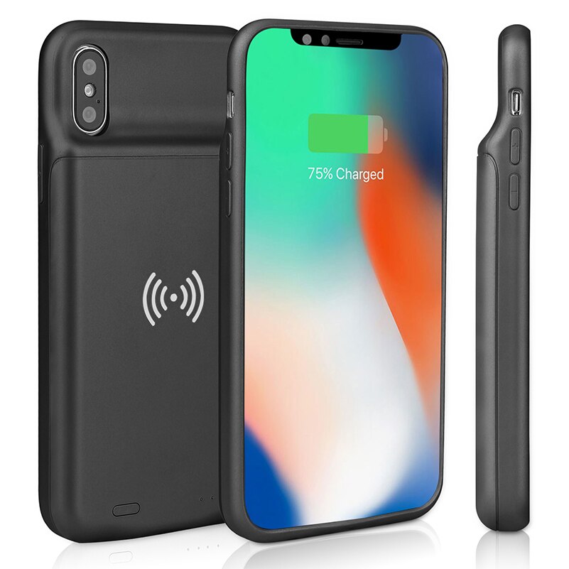 5000mAh Battery Charger Case For iPhone 6 6s 7 8 Plus Battery Case With Audio External Battery Case For iPhone X XS Power Bank
