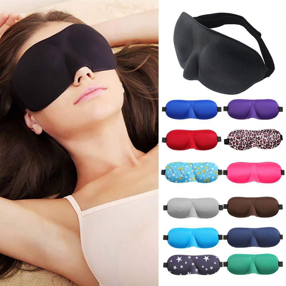 Máscara para dormir en 3D, mascarilla Natural para dormir, protección para los ojos, parche suave para los ojos, portátil, para hombres y mujeres, 1 Uds.