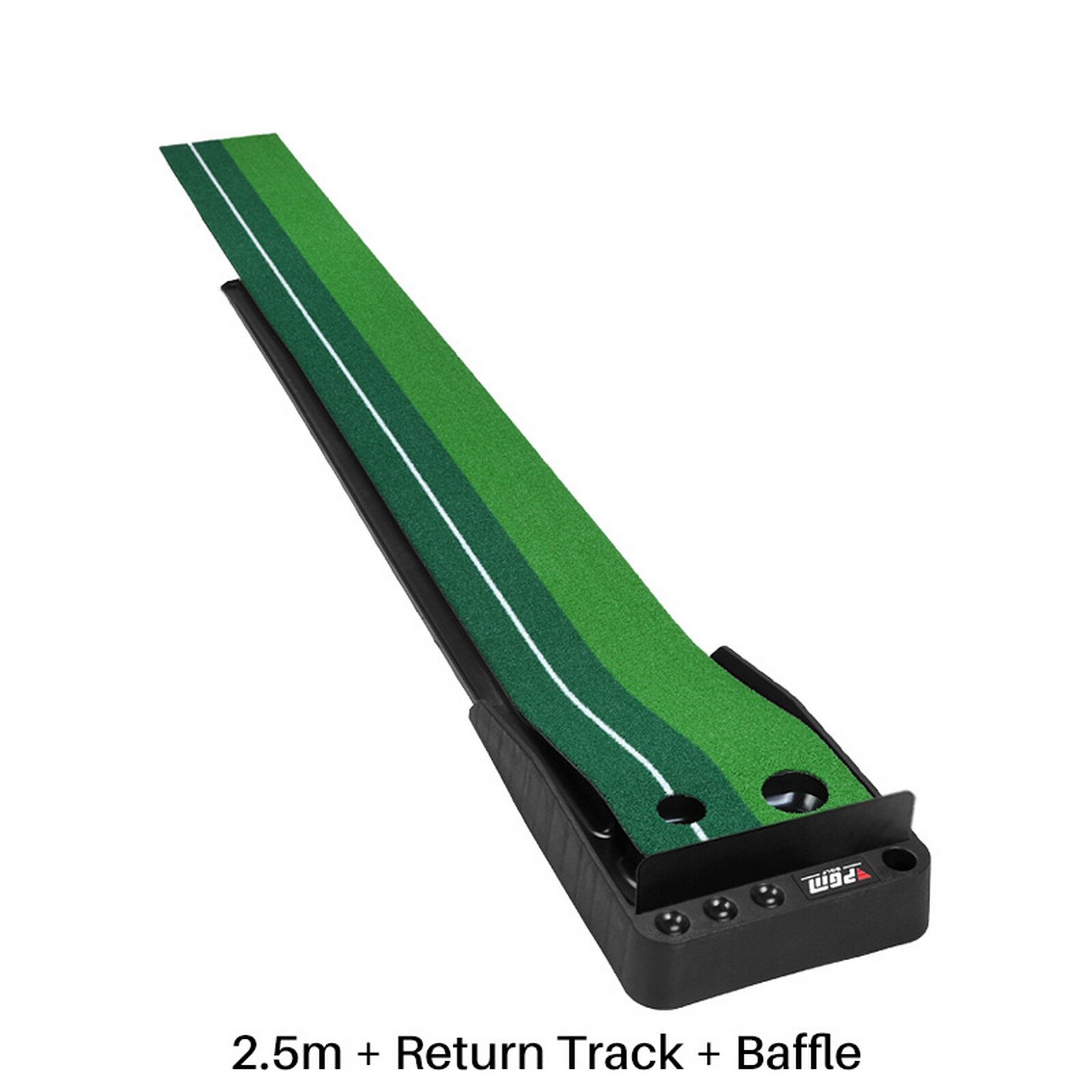 Golf Putting Trainer Training Tool Golf Putting Mat Driving Trainer Putter Practice Pad Practice Chipping Hitting Carpet Green: 2.5M