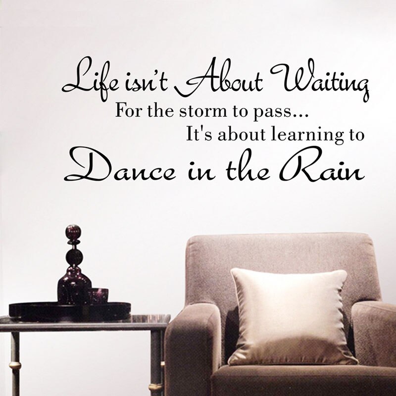 English Letter Wall Stickers Art Words Wall Decals TV Backgound Wallpaper Mural Living Room Bedroom Decoration