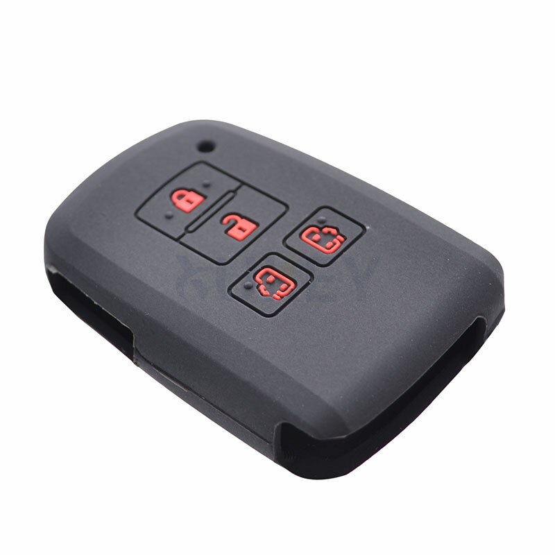 Siliconen Autosleutel Geval Voor Toyota Sienta Alphard Voxy Noah Esquire Harrier Keyless Remote Fob Shell Jas Mouw Protector