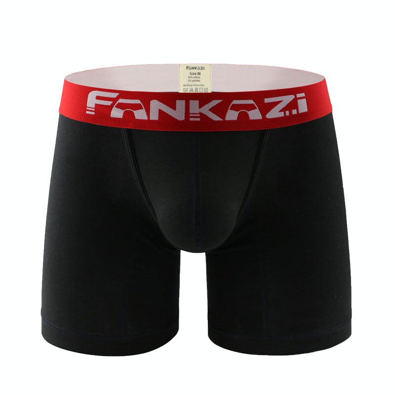 Long Boxers Men&#39;s Boxer for Men Cotton Soft Breathable Mens Underwear Men Boxershorts Male U-convex Panties