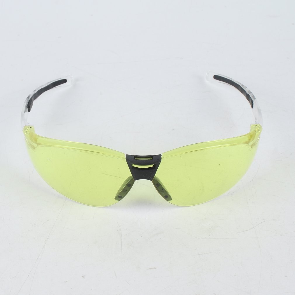 Safety Goggles PC Eye Protector Safety Glasses Labor Sand-proof Striking Resistant Dust proof Security blinkers: Yellow