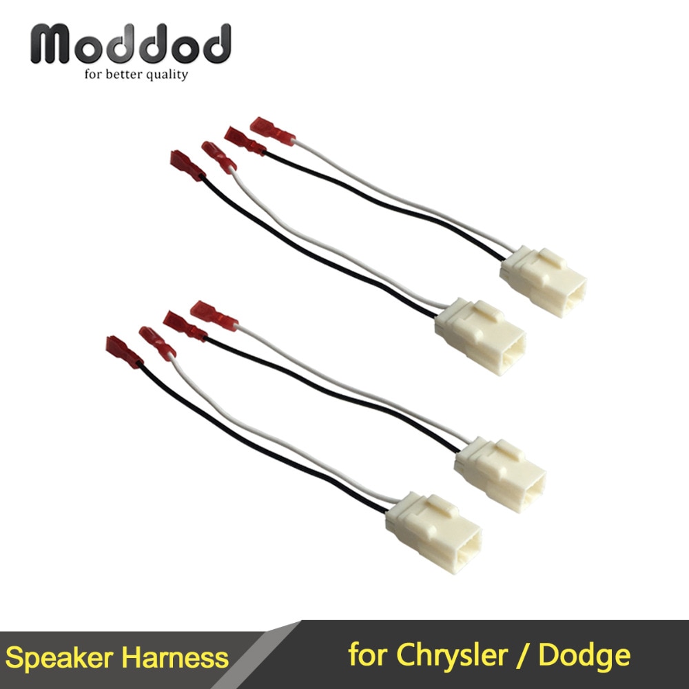 1 or 2 par kabel för chrysler dodge-högtalarkabelstammens adapterkontakt