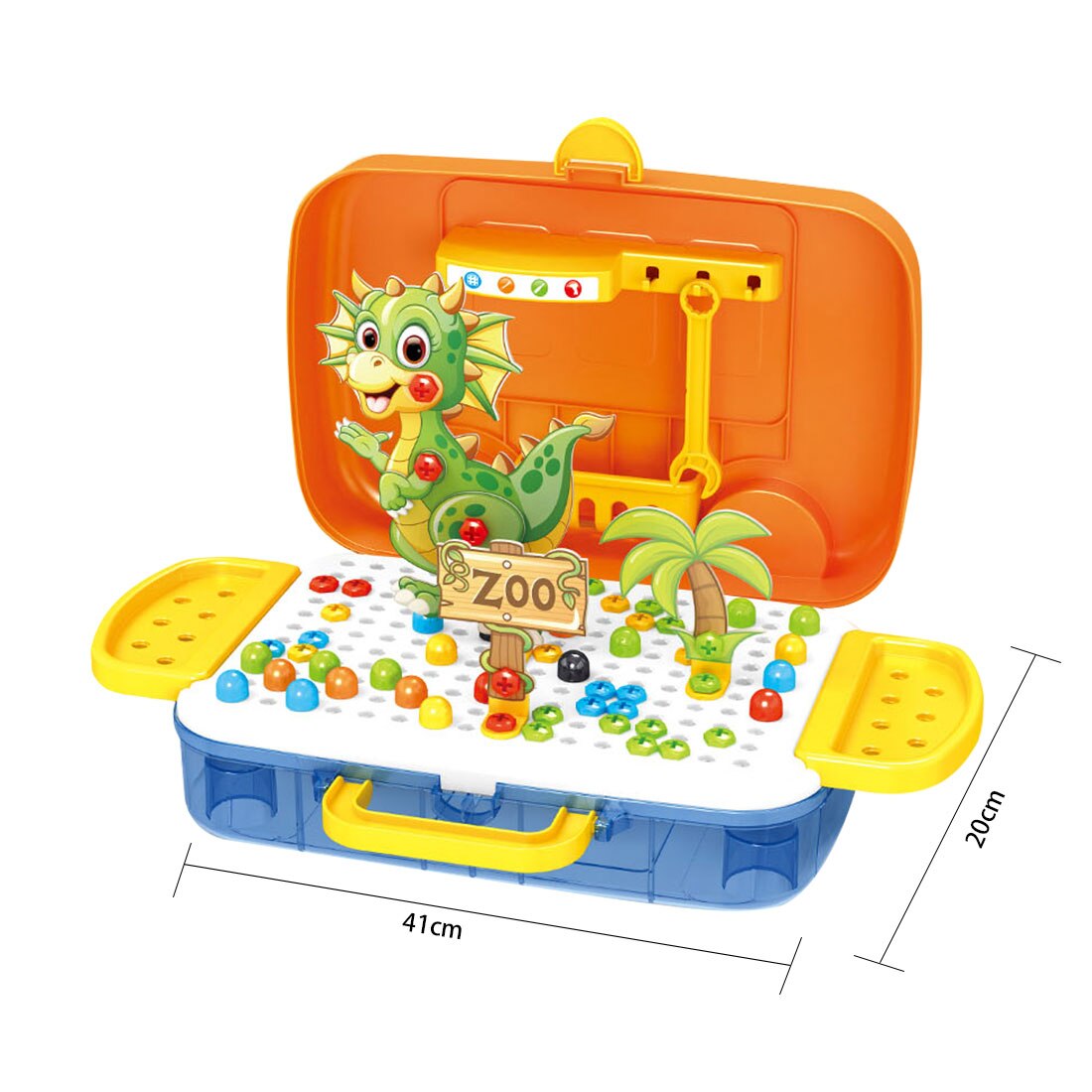 freundlicher Elektrische Bohrer Schraubendreher Puzzle Spielzeug 3D Bausteine Werkzeug Bausatz vorgeben Werkzeuge Spielzeug Bildung freundlicher Spielzeug -703A