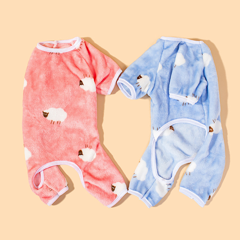 Ubrania dla zwierząt na jesień i zimę, ubrania dla psów z owczego aksamitu koralowego, ubrania dla psów pluszowych bichonów