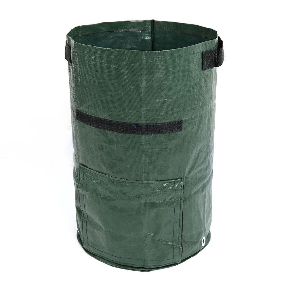 Sacchetto di coltivazione di patate fai da te coltivazione di patate fioriera PE panno addensato piantare sacchetto contenitore cipolla vegetale crescere borsa da giardino: 35x45cm