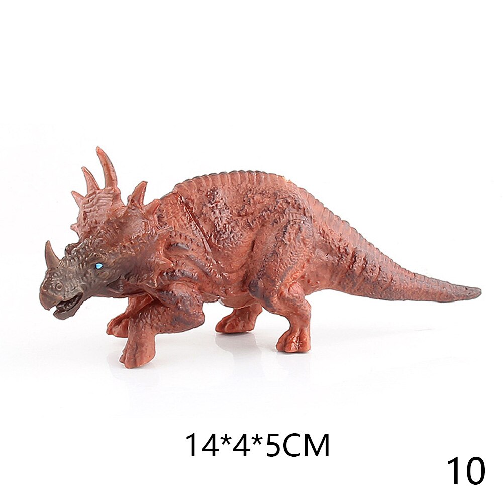 13 stili Action figure e giocattoli modello Brachiosaurus Plesiosaur Tyrannosaurus Dragon Dinosaur Collection collezione di animali modello giocattolo: Triceratops