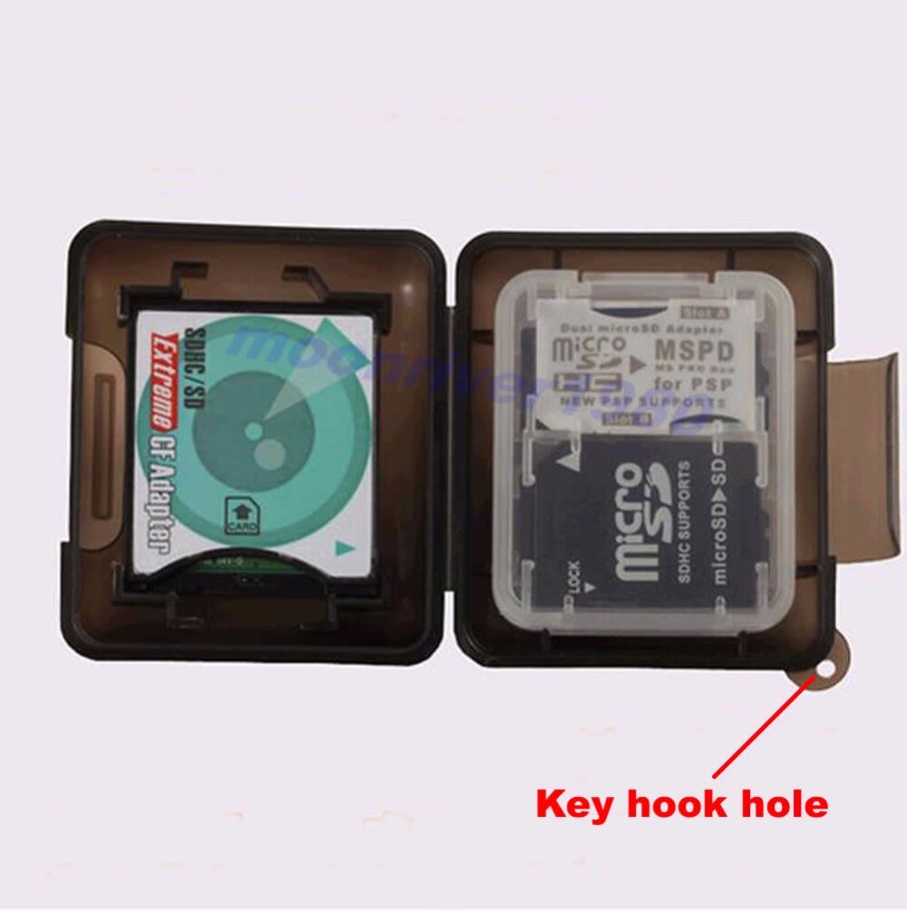 Plastic Case For Micro SD TF Memory Card Storage Holder Box Protector For Micro SD/TF /SDHC/SDXC/MMC/MS ProDu Card