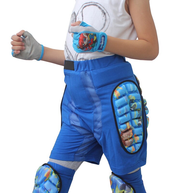 Kids 3D Hip Beschermende Korte Broek Butt Veiligheid Guard Broek Anti-Val Voor Skiën Schaatsen ASD88