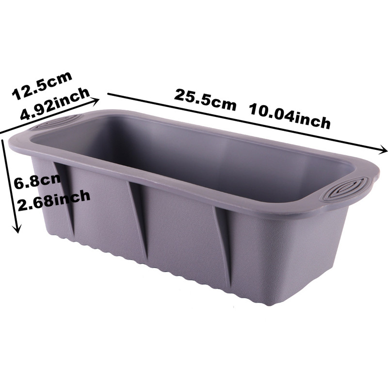 Moldes de silicona para hornear, molde para pastel redondo estriado, formas antiadherentes para bollos de gelatina, molde para pan: Transparente