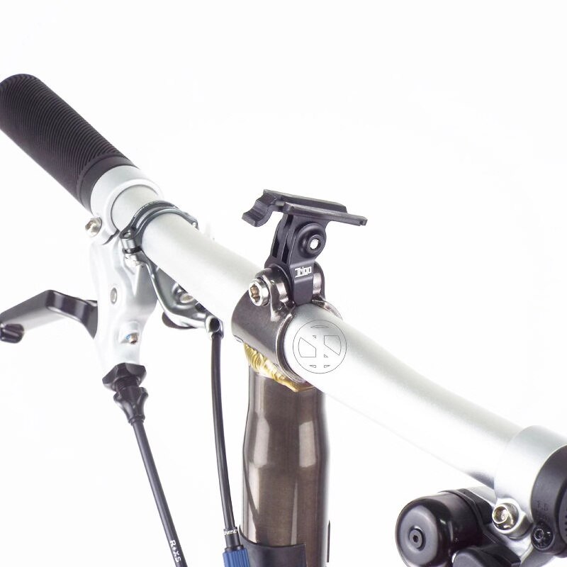 Trigo-Soporte de cámara para teléfono móvil, accesorios para bicicleta plegable Brompton 3Sixty, S, M, P, Gopro
