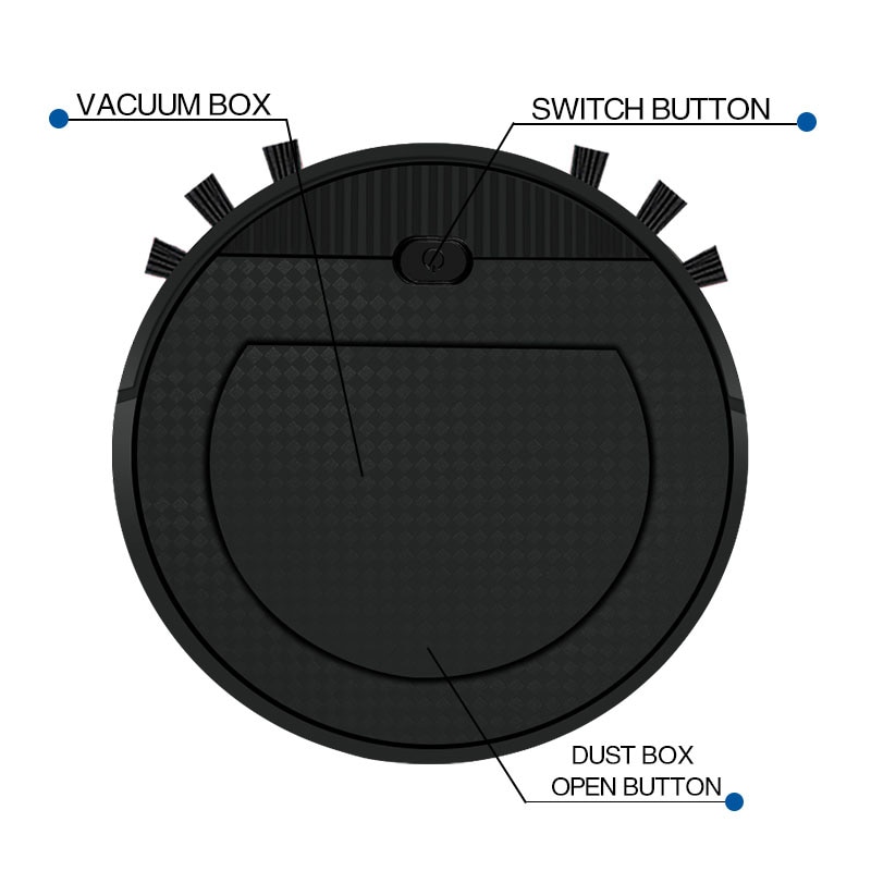 RS8 Smart Robot Vacuum Cleaner App Remote Control Vacuum Cleaner Auto Multifunctional Wireless Sweeping Robot