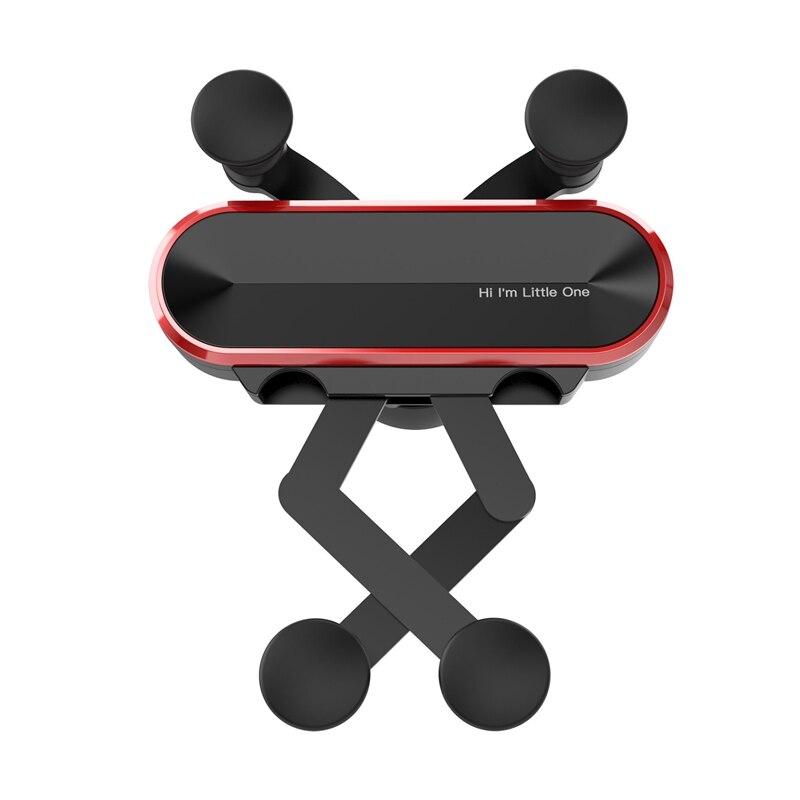 Universele auto mobiele telefoon zwaartekracht ventilatierooster montagebeugel uitlaat clip telefoonhouder 360 graden rotatie voor iphone samsung