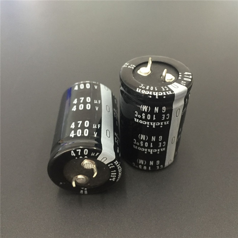 2 pièces 470uF 400V NICHICON GN série 30x45mm condensateur électrolytique en aluminium 400V470uF