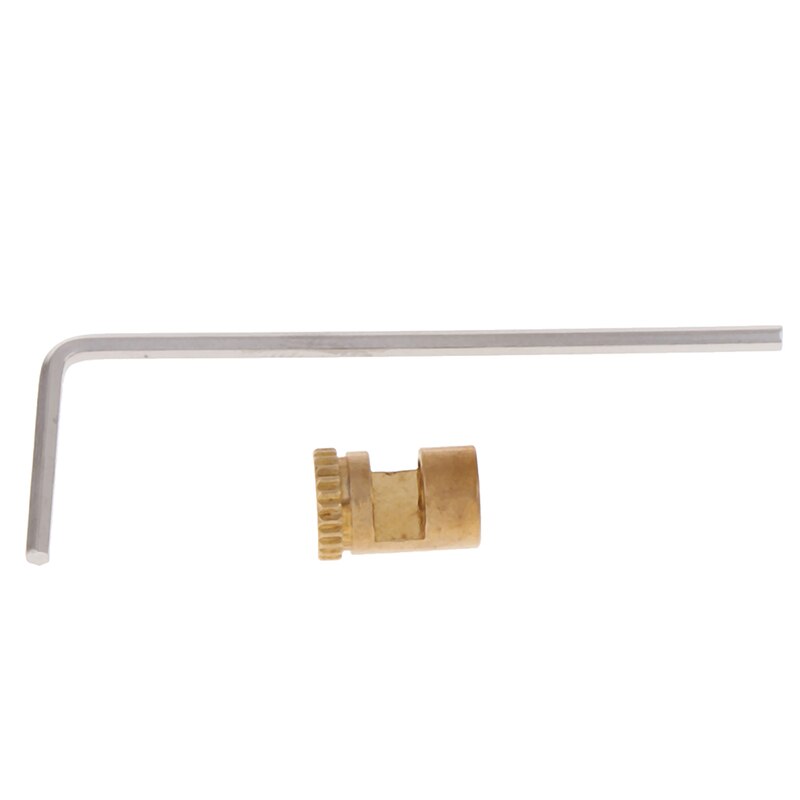 Brass Knife Push Button Plate 3mm Knife Pusher Nail Screw Push Tool