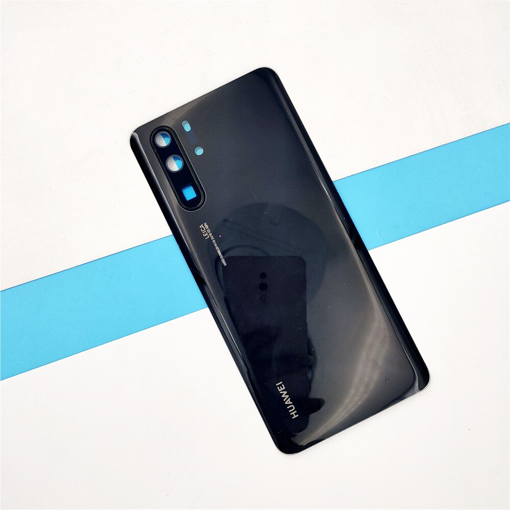 100% originale Huawei P30 Pro copribatteria pannello posteriore in vetro custodia di ricambio custodia reale per P 30 con protezione dell&#39;obiettivo della fotocamera: black P30 Pro