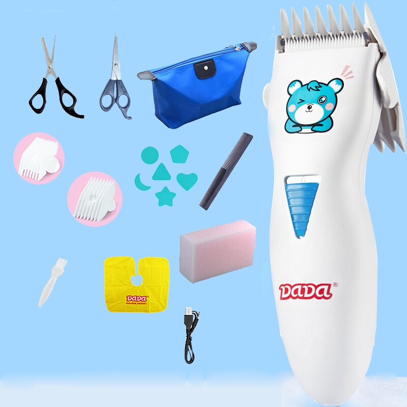 Baby Hair Clipper Electric Hair Trimmer Mute Charging Child Fader Shaving Bald Knife Baby Scissors Home Hair Cutting Machine