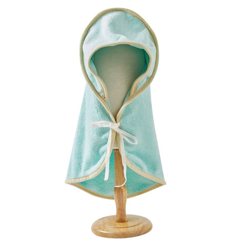 Zachte Sneldrogend Bad Huisdier Handdoek Effen Kleur Pluche Hond Pyjama Met Kap Super Absorberende Honden Katten Hoodies Puppy badhanddoek: Licht Groen / S