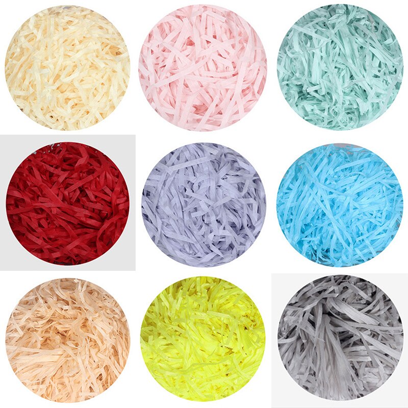 Kleurrijke Bruiloft Shred Papier Boxes Filler Papiersnippers Golfsnit Papier Bonbondoos Filler Valentine Confetti Shred Papier