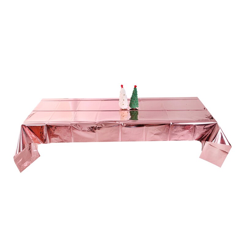 Rose Gold Foil Tablecloth Tablecloth Shiny Tablecloth Suitable for Party Wedding Anniversary Thanksgiving Christmas: Rose Gold