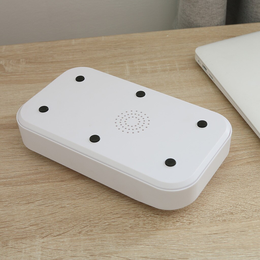 Bärbar uv-sterilisatorbox trådlös laddningsbox för mobiltelefon usb uv-ultraviolett sterilisator hushålls uv-sterilisatorer #g40