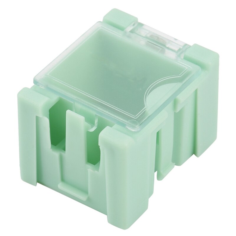 50Pcs SMT SMD Electronic Component Container Storage Boxes Electronic Components Self-Locking Buckle Boxes Mini Storage