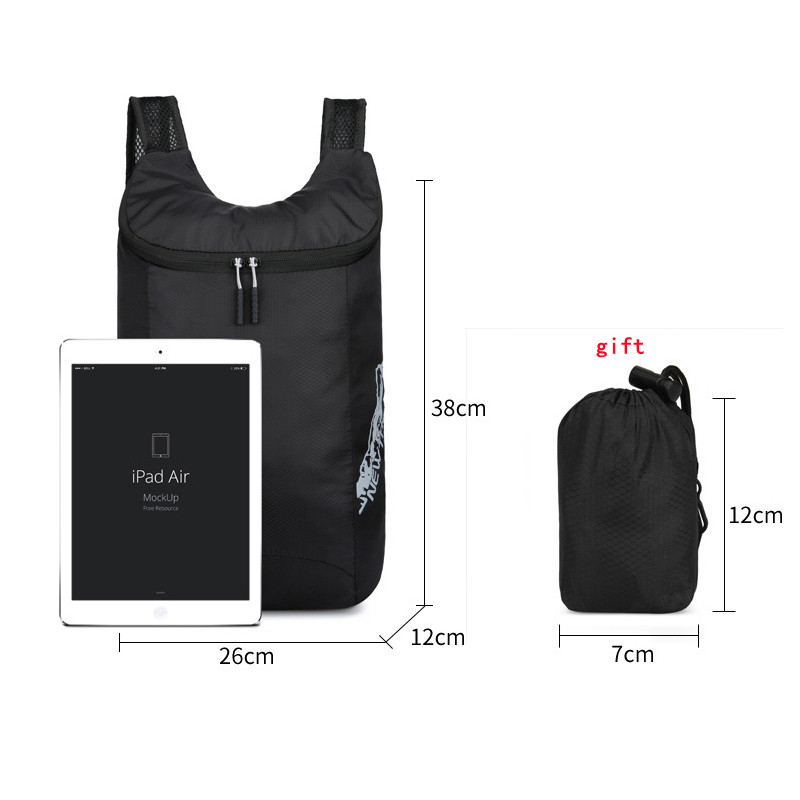 20l lette 85g pakkebare utendørs bager sammenleggbar ultralett ryggsekk vanntett turreise sammenleggbar oppbevaring dagsekk bag