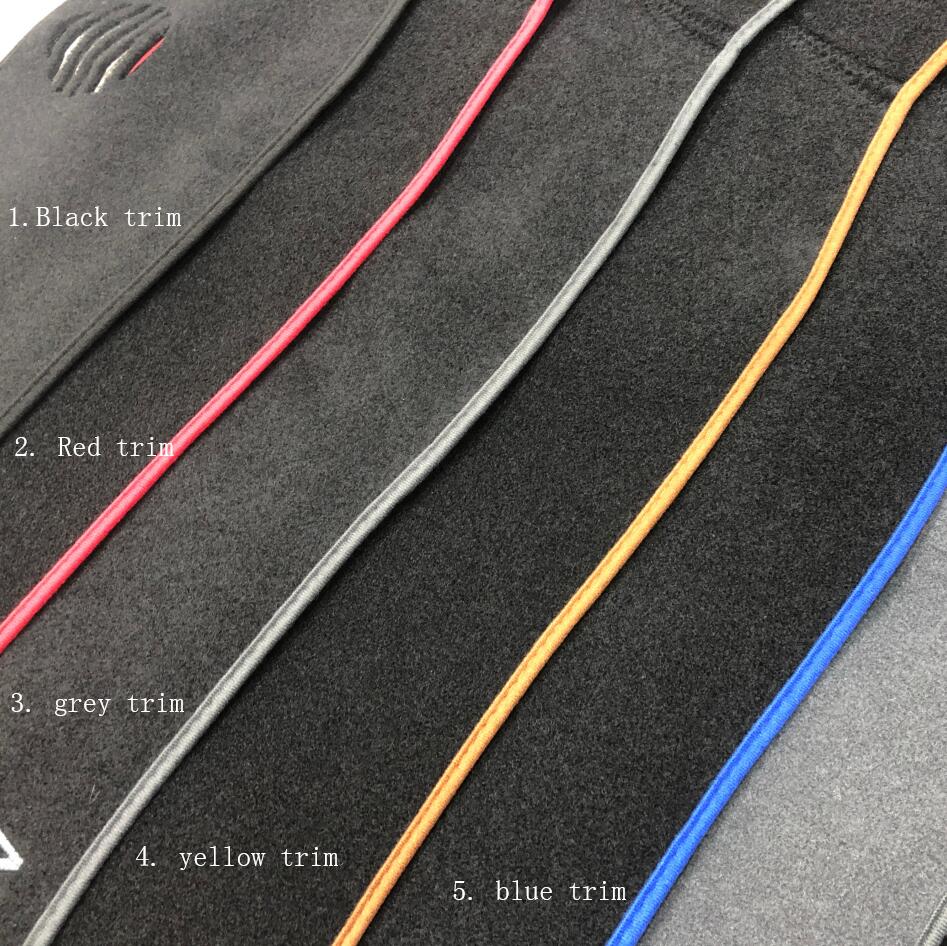 Car Inner Dashboard Cover Carpet Dash Mat Double Anti-Skid Carpet Dash Mat Protector Sunshield Cover for Most Cars: Customized