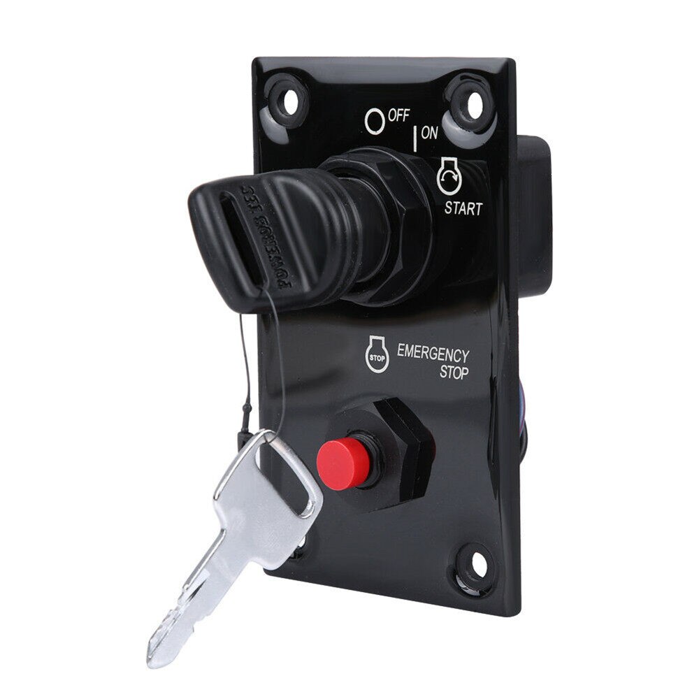 Marine Outboard Single Engine Ignition Key Switch Panel 37100-96J24 for Suzuki
