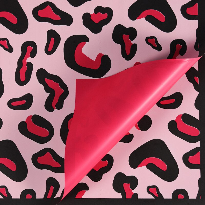 58*58cm 20pcs Flowers Wrapping Paper Zebra Giraffe Leopard Series Rose Package Paper Bouquet Material Floral Packaging Materials: C5