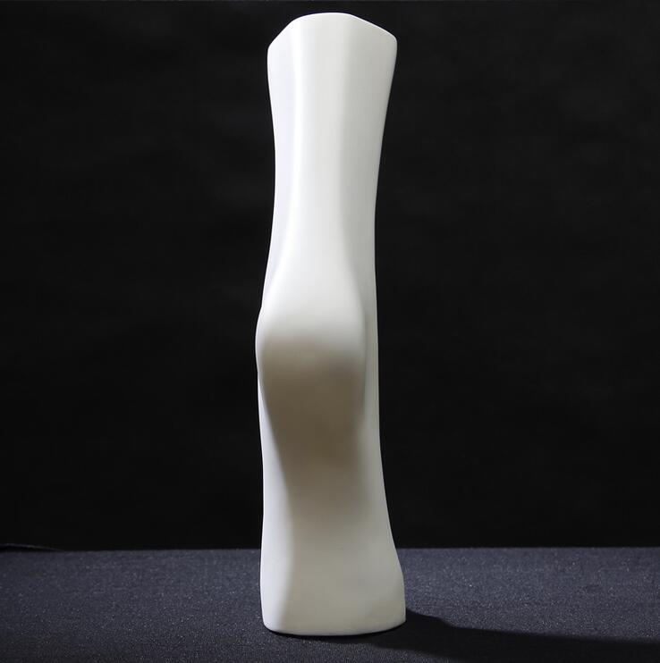 34cm 3 fargeboks glanset mannlig mannequin dukke plastfot til mann til sokkemodell vise, ett stykke ,m00545