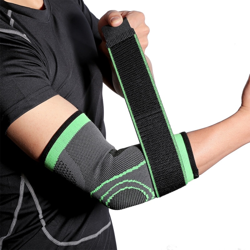 1Stck Bandage Tennis Ellenbogen Unterstützung Klammer Schutz Basketball Volleyball Atmungsaktive Verstellbare Ellenbogen Pads Sport Schützen Getriebe