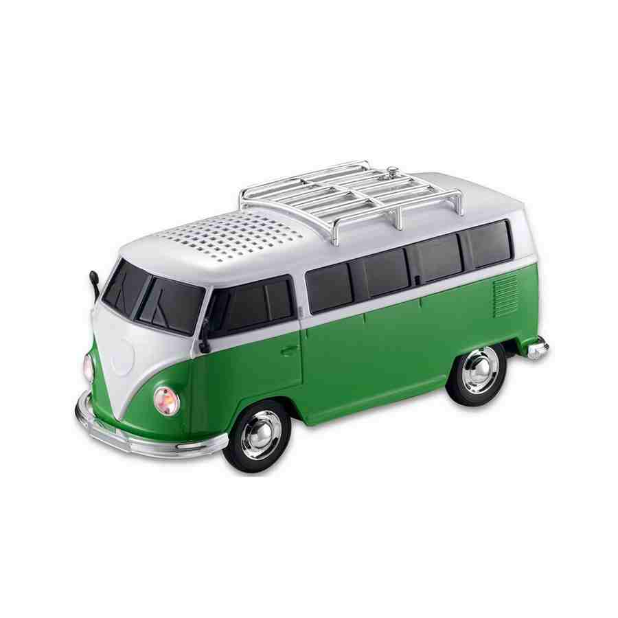 Kleurrijke Mini Bluetooth Speaker Auto Vorm Mini Bus Speaker Ondersteuning Fm + U Disk Insert Card Mini Speaker Mp3 Speler rood: Gras Groen