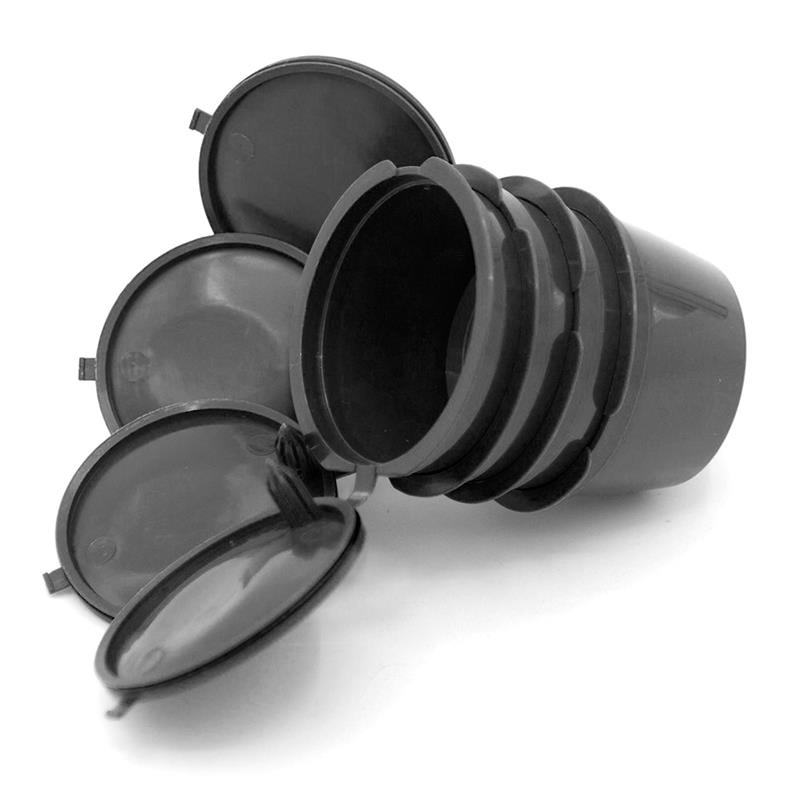 Lemonbest 4pcs Coffee Capsule Plastic Capsule Refillable Reusable Fits For Dolce Gusto Coffee Machines With Spoon